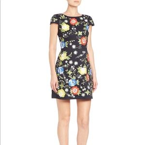 Alice + Olivia “Ellen” Flower Embroidered Dress
